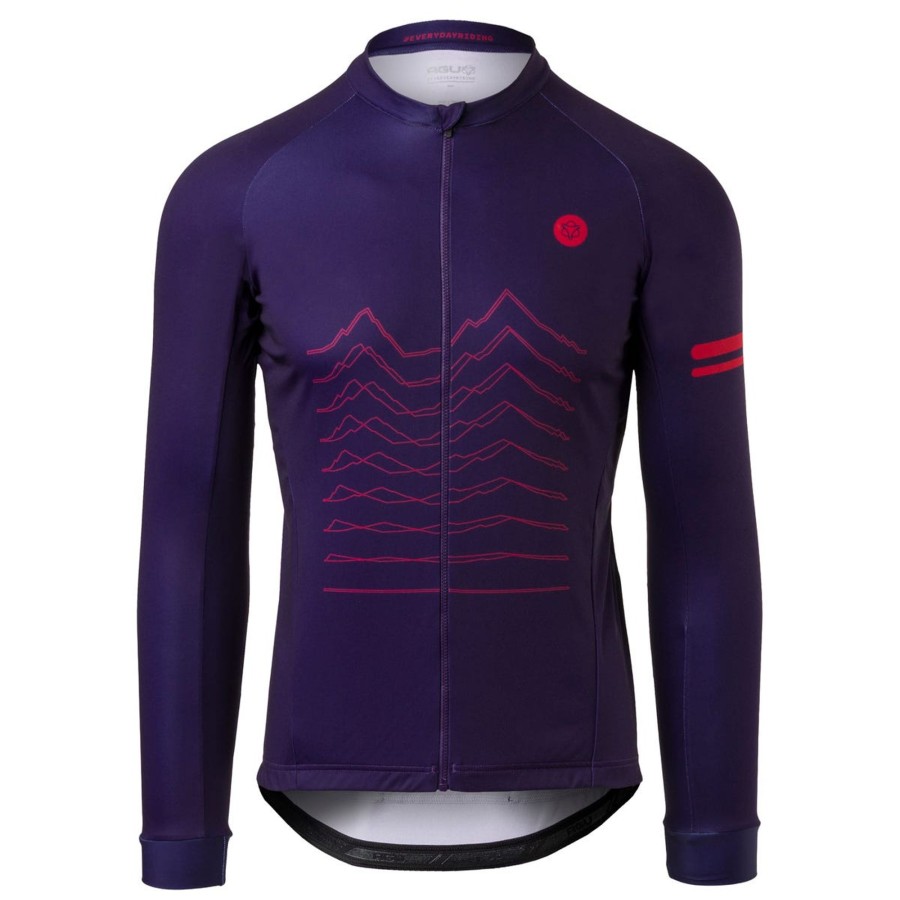 Heren AGU Shirts | Mountain Fietsshirt Lange Mouwen Trend Heren